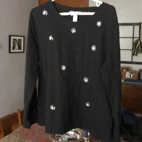 Banana republic jeweled sweatshirt - Picture 1 of 5